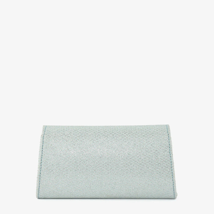 Green Crystal Embellished Evening Clutch